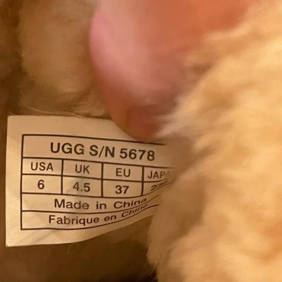 UGG AUS KENSINGTON Leather Sheepskin Brown Harness Biker Boot 5678 Women 6 - Picture 5 of 9